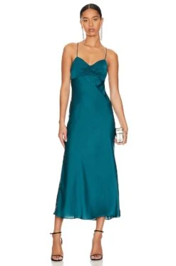The Envy Slip Dress Emerald -Fashion Clothing Store FAVR WD10 V1 1