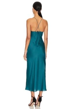The Envy Slip Dress Emerald -Fashion Clothing Store FAVR WD10 V3
