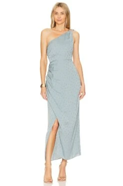 The Singles Table Dress Mauve Polka Dot 10 The Singles Table Dress Mauve Polka Dot -Fashion Clothing Store FAVR WD16 V1 2