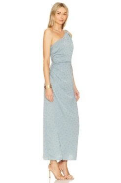 The Single Tables Dress Slate Blue -Fashion Clothing Store FAVR WD16 V2