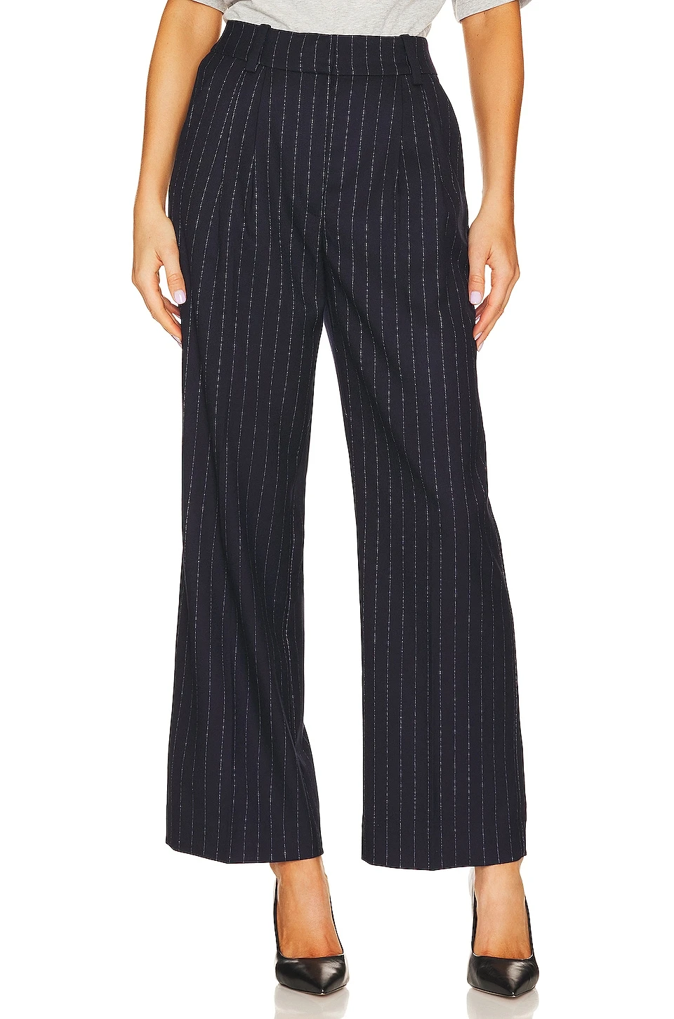 The Favorite Pant Petite Navy Pinstripe 3 The Favorite Pant Petite Navy Pinstripe