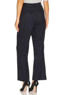 The Favorite Pant Petite Navy Pinstripe 9 The Favorite Pant Petite Navy Pinstripe -Fashion Clothing Store FAVR WP19 V3