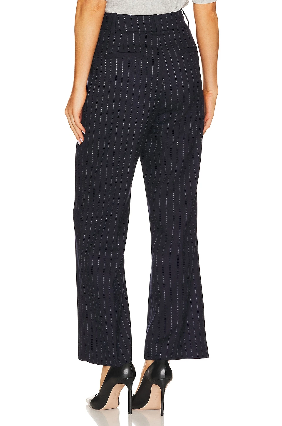 The Favorite Pant Petite Navy Pinstripe 5 The Favorite Pant Petite Navy Pinstripe - Image 3