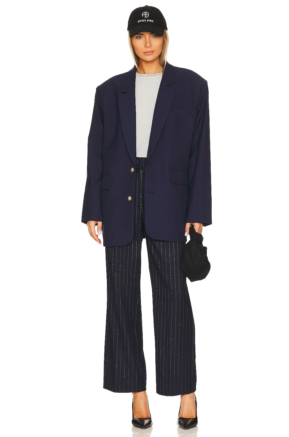 The Favorite Pant Petite Navy Pinstripe 6 The Favorite Pant Petite Navy Pinstripe - Image 4