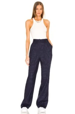 The Favorite Pant Navy Pinstripe 11 The Favorite Pant Navy Pinstripe -Fashion Clothing Store FAVR WP2 V4