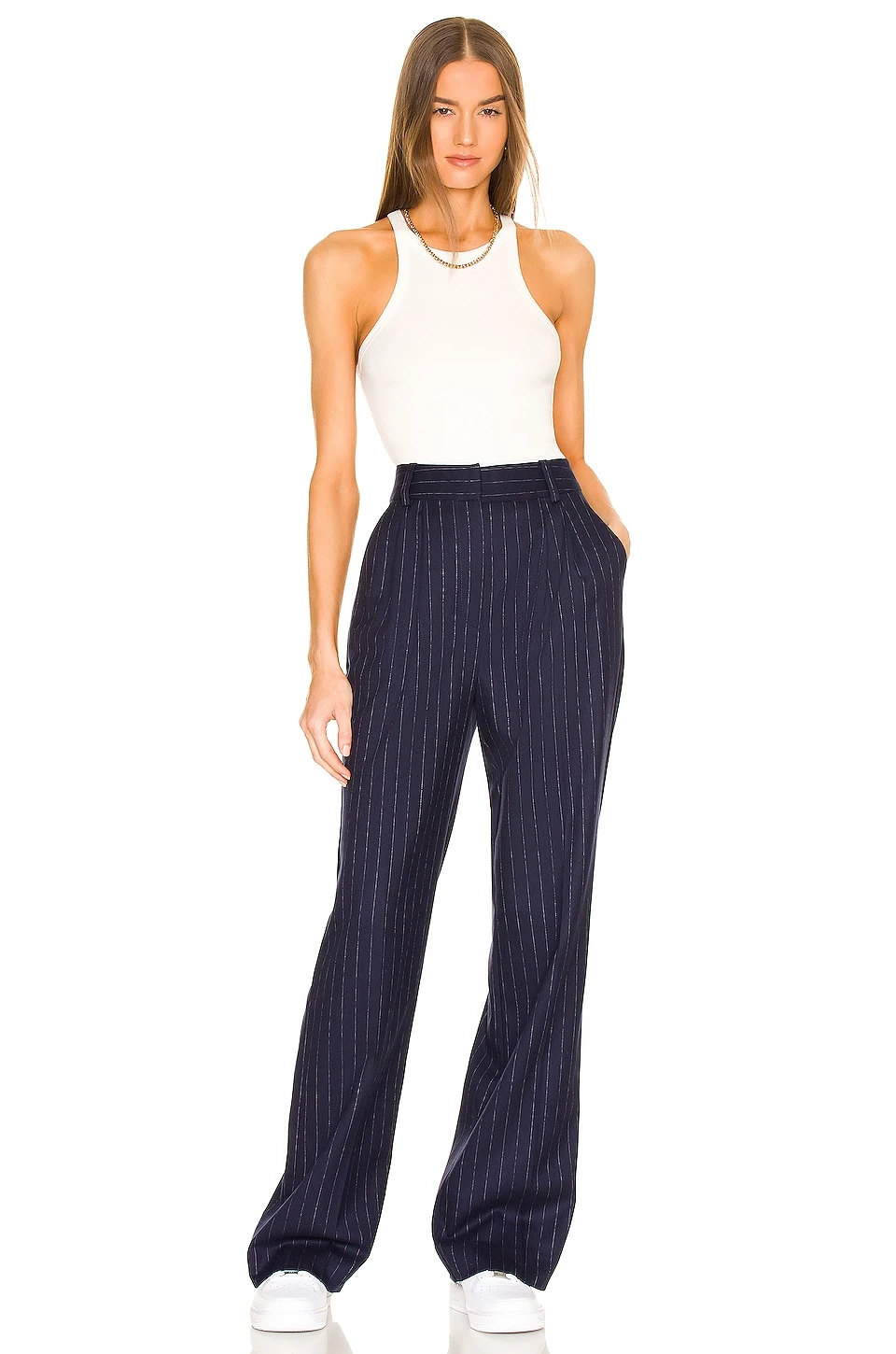 The Favorite Pant Navy Pinstripe 6 The Favorite Pant Navy Pinstripe - Image 4