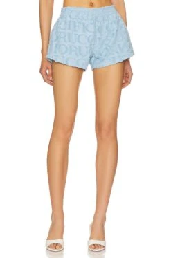 FIORUCCI Boucle Towelling Shorts Blue