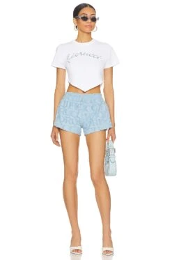 FIORUCCI Boucle Towelling Shorts Blue 9 FIORUCCI Boucle Towelling Shorts Blue -Fashion Clothing Store FIOR WF8 V4