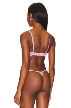 Fleur Du Mal Bella Embroidery Boned Cutout Bra Bisou -Fashion Clothing Store FLER WI404 V3