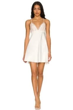 Charmeuse Chemise Ivory