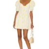 Claude Mini Dress White 2 Claude Mini Dress White -Fashion Clothing Store FORL WD1024 V1