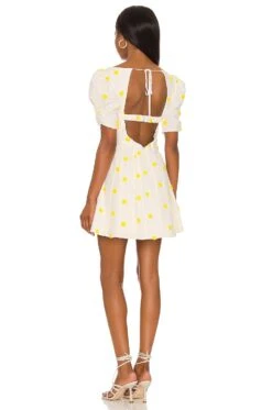 Claude Mini Dress White 7 Claude Mini Dress White -Fashion Clothing Store FORL WD1024 V3