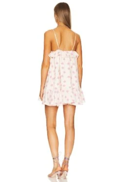 Olea Mini Dress Pink -Fashion Clothing Store FORL WD1118 V3