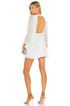 June Mini Dress Aqua -Fashion Clothing Store FORL WD848 V3