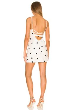 Abigail Mini Dress Ivory 7 Abigail Mini Dress Ivory -Fashion Clothing Store FORL WD998 V3