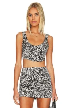 Nomi Crop Top Black -Fashion Clothing Store FORL WS527 V1 1