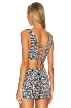 Nomi Crop Top Black -Fashion Clothing Store FORL WS527 V3