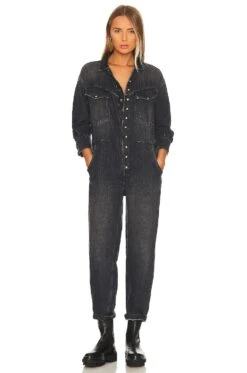 FREE PEOPLE X Care FP Townes Jumpsuit Black