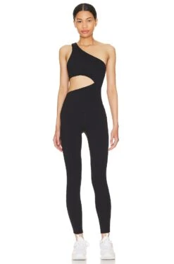 FREE PEOPLE X FP Movement Transcend Limits Onesie Black