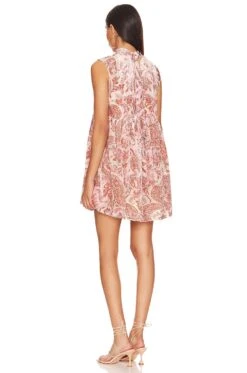 FREE PEOPLE All The Time Velvet Mini Dress Petal Combo -Fashion Clothing Store FREE WD2435 V3