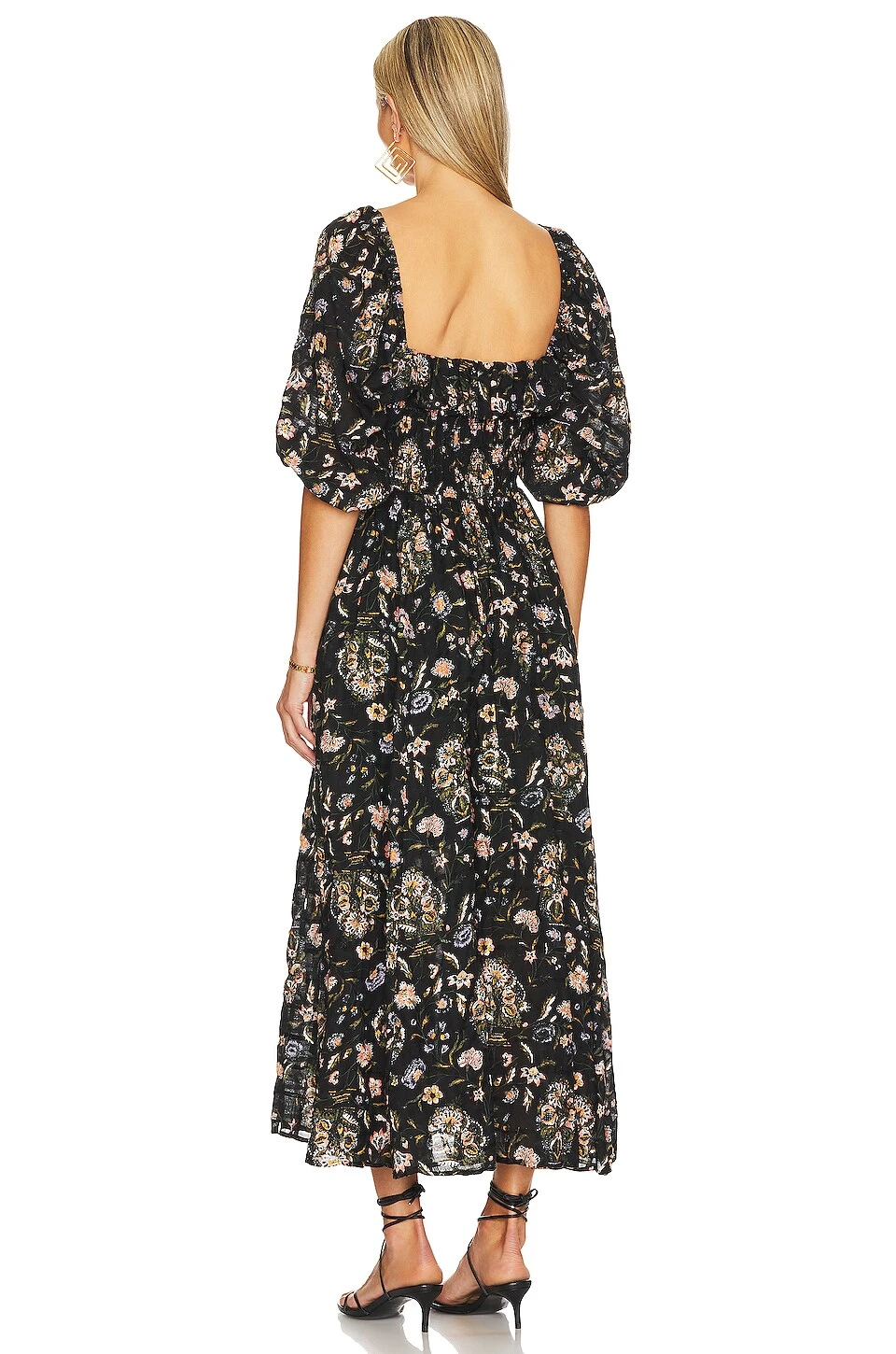 FREE PEOPLE Oasis Printed Midi Black Combo 5 FREE PEOPLE Oasis Printed Midi Black Combo - Image 3