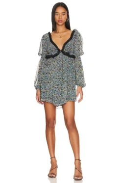 FREE PEOPLE Pennie Mini Dress Black -Fashion Clothing Store FREE WD2443 V1 1