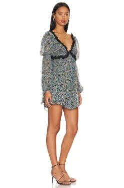 FREE PEOPLE Pennie Mini Dress Black -Fashion Clothing Store FREE WD2443 V2