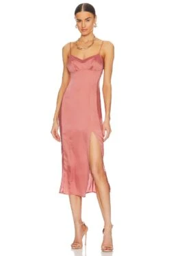 FREE PEOPLE X Intimately FP City Cool Midi Slip Canyon Clay -Fashion Clothing Store FREE WD2494 V1 2