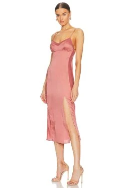 FREE PEOPLE X Intimately FP City Cool Midi Slip Canyon Clay -Fashion Clothing Store FREE WD2494 V3