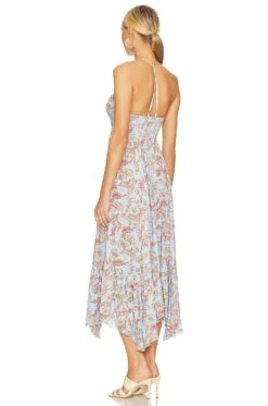 FREE PEOPLE Heat Wave Dress Robins Egg Combo 9 FREE PEOPLE Heat Wave Dress Robins Egg Combo -Fashion Clothing Store FREE WD2521 V3