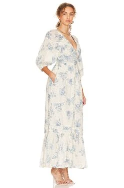 FREE PEOPLE Golden Hour Maxi Dress Tea Combo -Fashion Clothing Store FREE WD2529 V2