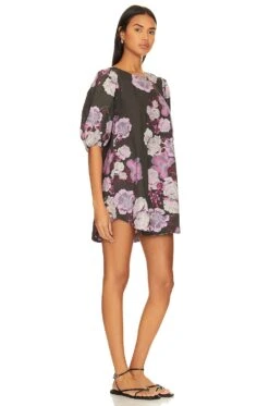 FREE PEOPLE Maye Poplin Tunic In Midnight Combo Midnight Combo -Fashion Clothing Store FREE WD2608 V2