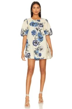 FREE PEOPLE Maye Poplin Tunic In Midnight Combo Midnight Combo -Fashion Clothing Store FREE WD2609 V1