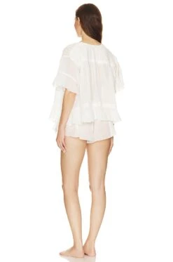 FREE PEOPLE Daydreamer Sleep Set Evening Cream -Fashion Clothing Store FREE WI619 V3