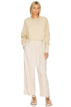 FREE PEOPLE Love Letter Hoodie Nomadic Desert -Fashion Clothing Store FREE WK1084 V4