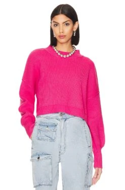 FREE PEOPLE Easy Street Crop Sweater Lead 22 FREE PEOPLE Easy Street Crop Sweater Lead -Fashion Clothing Store FREE WK1092 V1