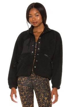 FREE PEOPLE X FP Movement Hit The Slopes Jacket Army -Fashion Clothing Store FREE WO657 V1
