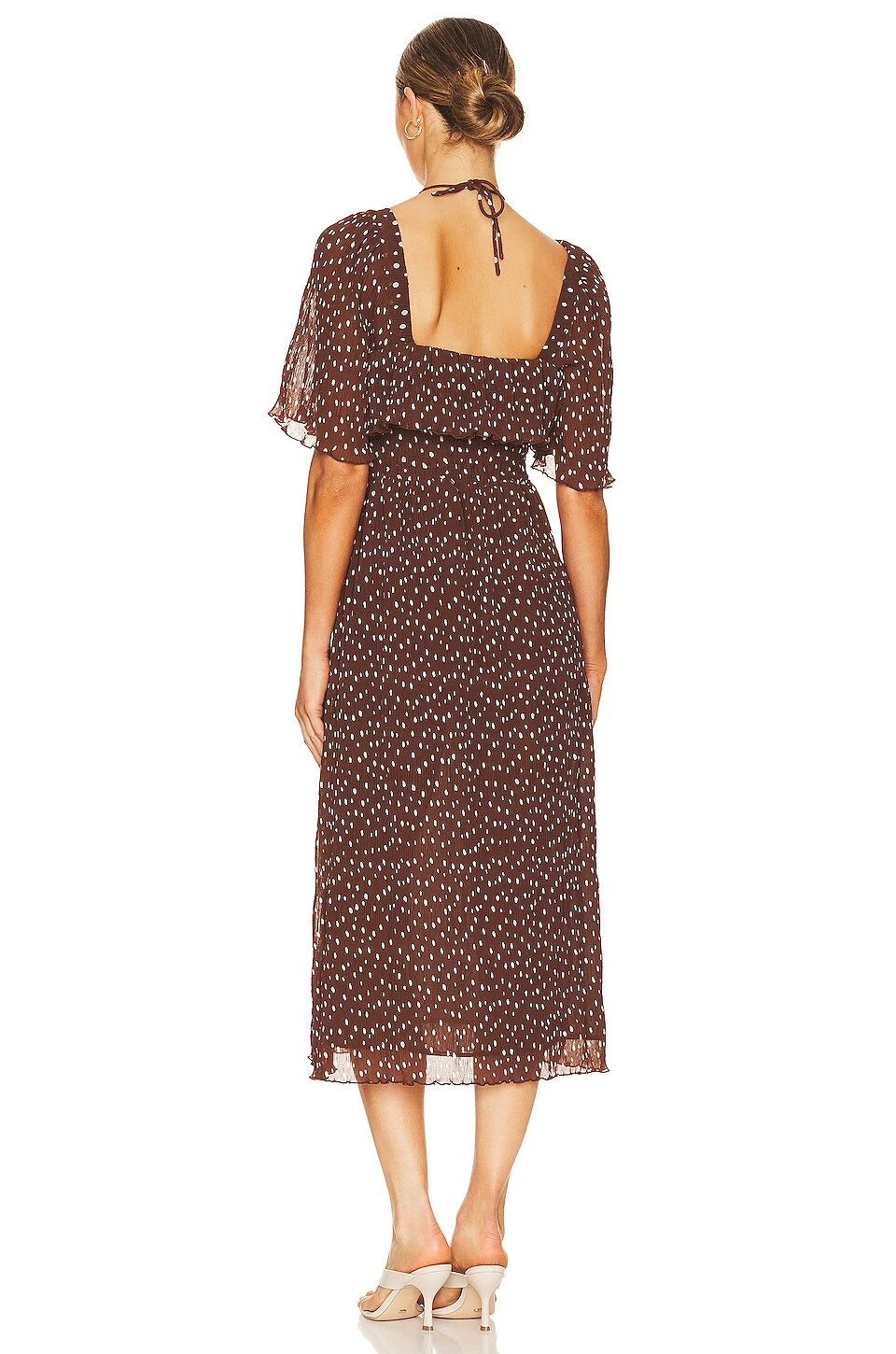 Ganni ROBE SMOCK Rocky Road 5 Ganni ROBE SMOCK Rocky Road - Image 3