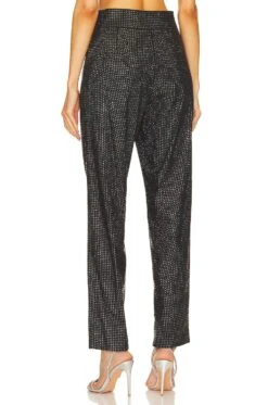 Lowrise Sequin Pants Black -Fashion Clothing Store GDMP WP3 V3