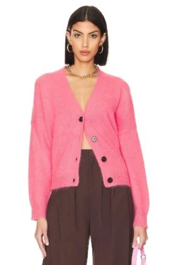 The Fluffy Slouch Cardigan Cherry Blosson