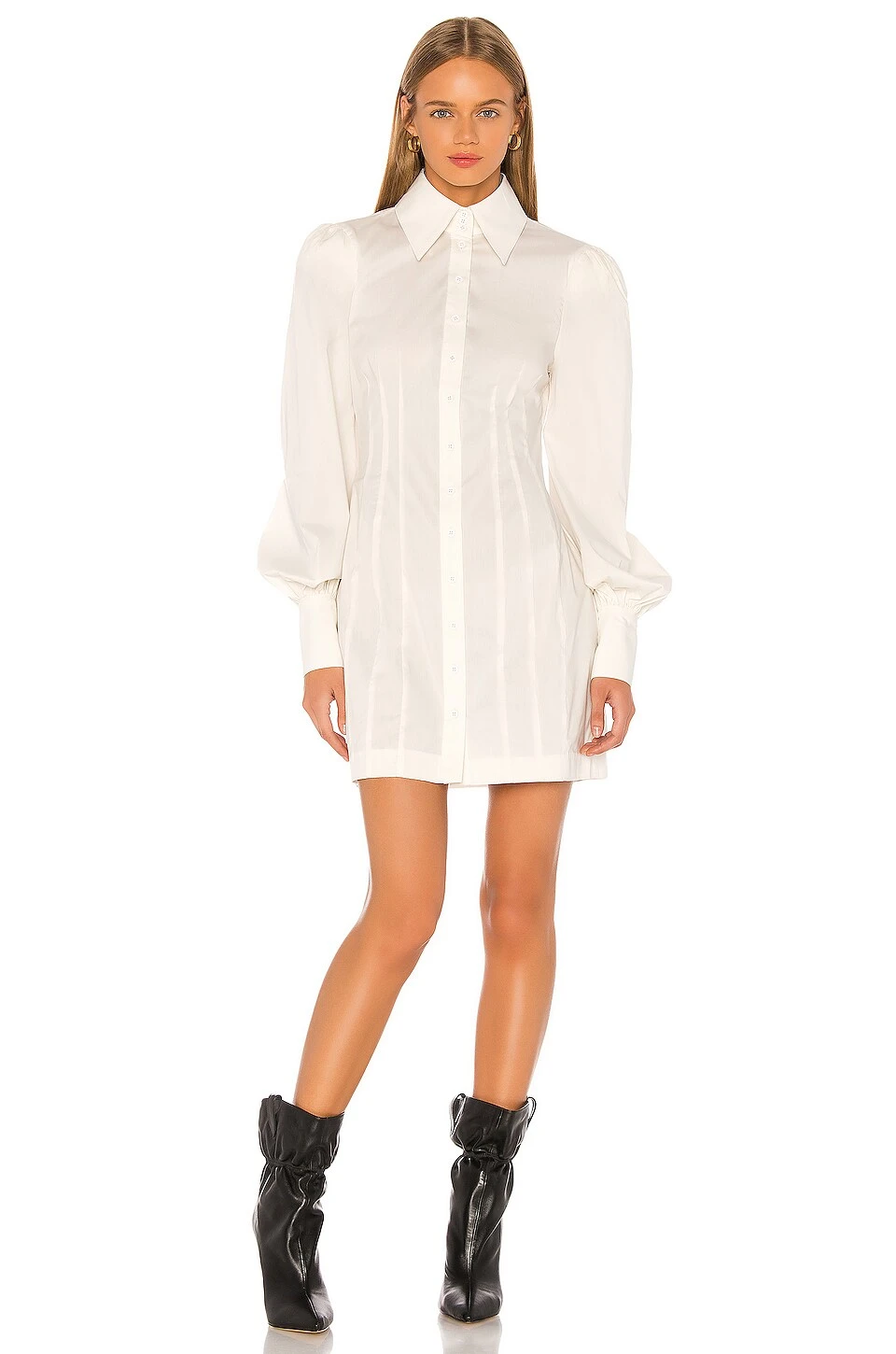 Lo Shirt Dress White 4 Lo Shirt Dress White - Image 2