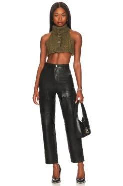 Gianna Cargo Pant Black -Fashion Clothing Store GRLR WP33 V4