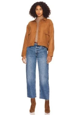 Weekend Jacket Golden Brown -Fashion Clothing Store HARL WO249 V5