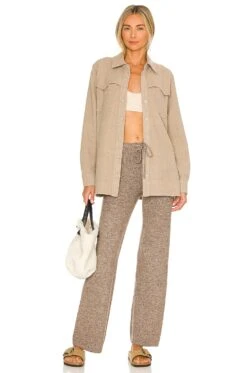 Marled Lounge Pant Sesame -Fashion Clothing Store HARL WP571 V4