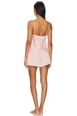 Sian Luxury Cami Set Dusty Rose 7 Sian Luxury Cami Set Dusty Rose -Fashion Clothing Store HOME WI169 V3