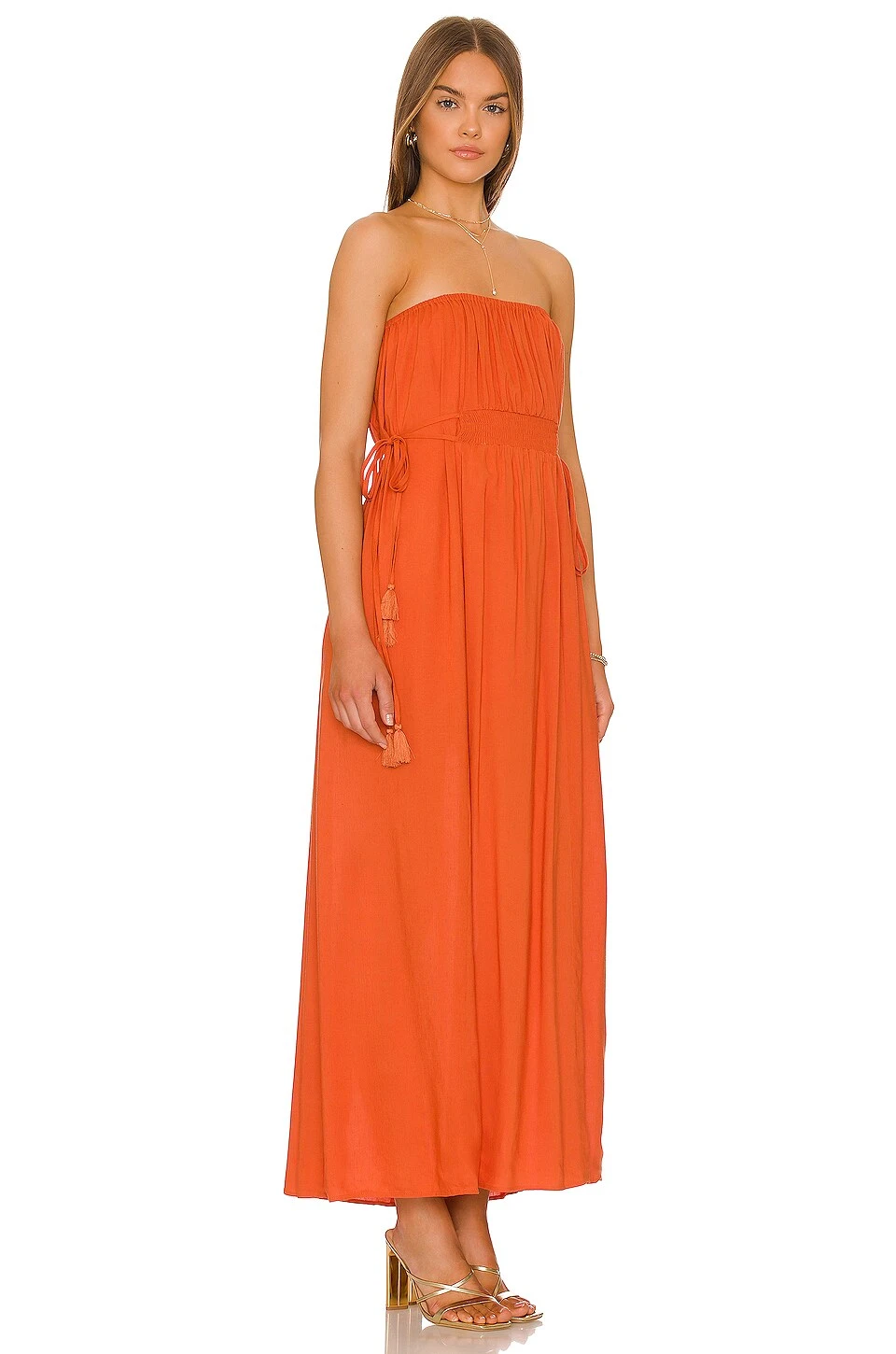 ROBE MAXI ANNETA Rust 4 ROBE MAXI ANNETA Rust - Image 2