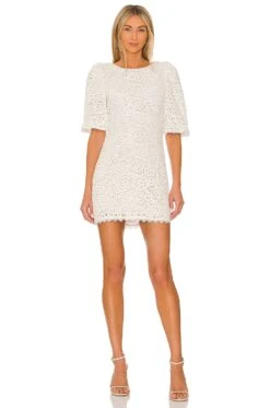 X REVOLVE Patrizia Mini Dress Ivory