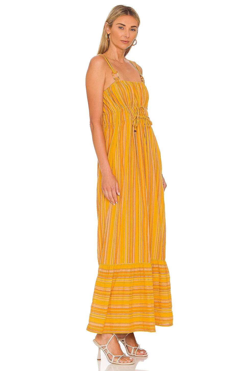 X REVOLVE Kihei Maxi Dress Yellow Stripe Multi 4 X REVOLVE Kihei Maxi Dress Yellow Stripe Multi - Image 2