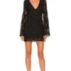 X REVOLVE Mayla Mini Dress Black -Fashion Clothing Store HOOF WD882 V1