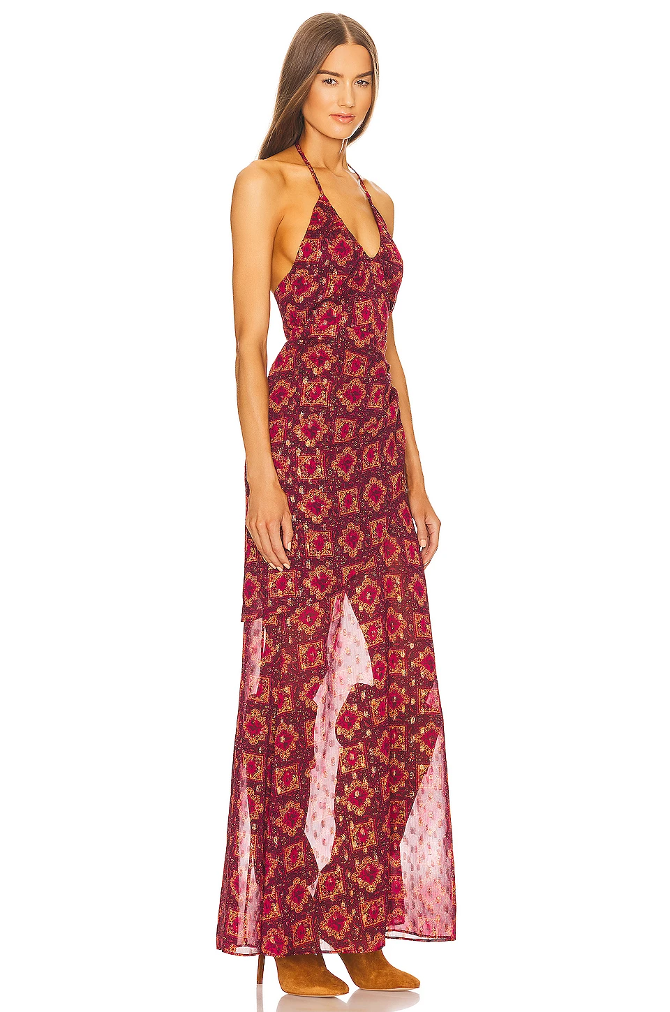 X REVOLVE Pierra Maxi Dress Pink Multi 4 X REVOLVE Pierra Maxi Dress Pink Multi - Image 2